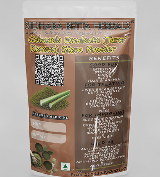 Colocasia Esculenta Stem Powder | Taro | Kesavu