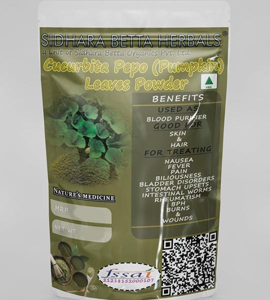 Cucurbita Pepo Leaves Powder | Pumpkin Leaves