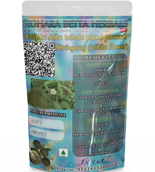 Eclipta Alba whole plant powder | Bhringaraj | White flower