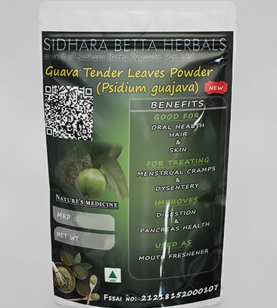 Guava Tender Leaves Powder | Psidium Guajava | Amrud | Pela | Guava | Chepekai