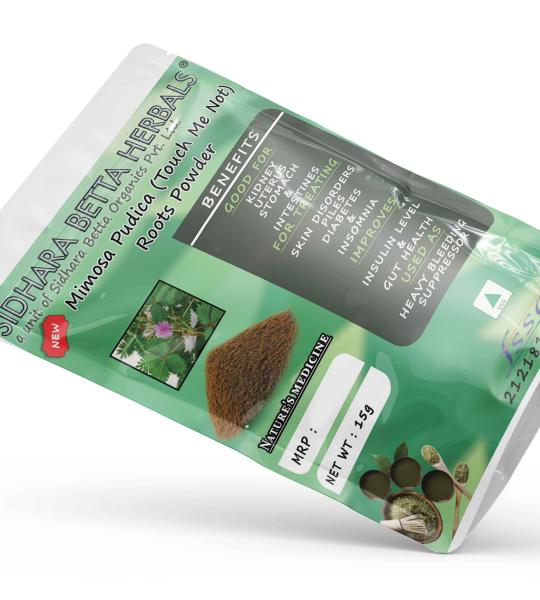 Mimosa Pudica Root Powder | Touch Me Not | Lajjalu | Lajwanti