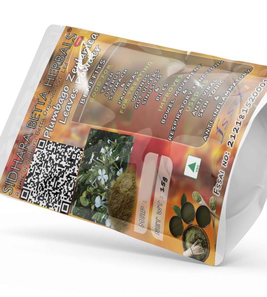 Plumbago Zeylanica Leaves Powder | Leadwort | Chitrak |