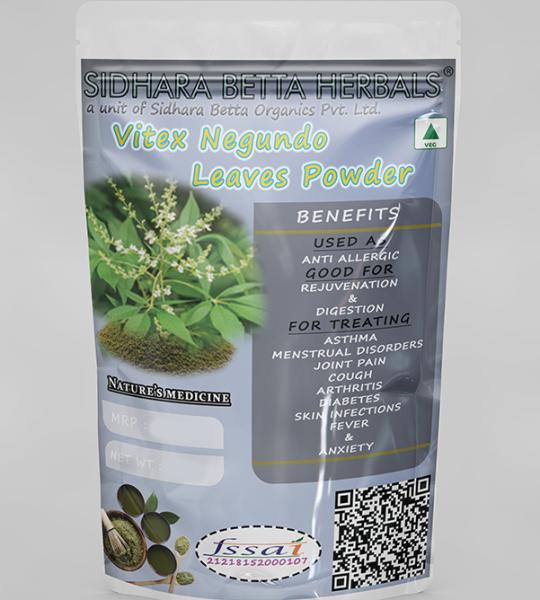 Vitex Negundo Leaves Powder | Nirgundi | Sindhuvara